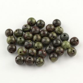   Sárkány jáspis /sárkányvérkő ásványgyöngy - 6mm-es golyó - db