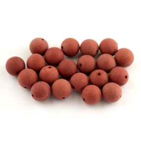   Vörösjáspis, MATT csiszolású ásványgyöngy - 8,5mm-es golyó - 1db