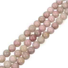 Rodonit thulit ásványgyöngy - 10mm-es golyó - db