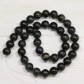 Sólyomszem ásványgyöngy - 10mm-es golyó - 1db