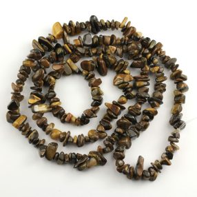 Tigrisszem ásvány splitter / szemcse - kb. 80cm-es szál