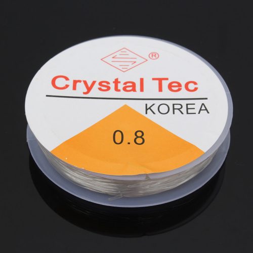 Crystal Tec gumidamil - egyszálas, 0,8mm-es színtelen - 6m