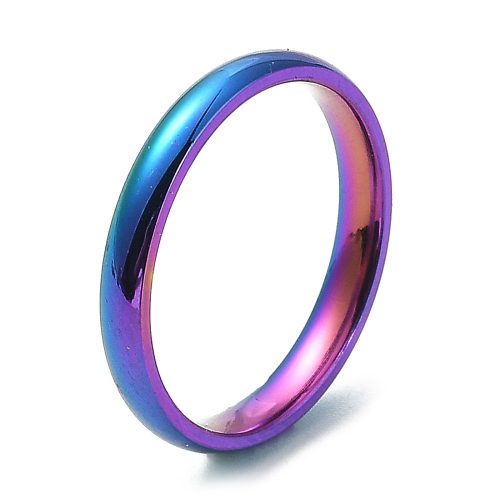 Galvanizált nemesacél 3mm szélességű karikagyűrű - 17mm