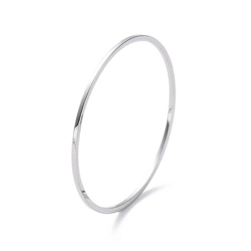 Nemesacél 0,6mm szélességű karikagyűrű - 17mm