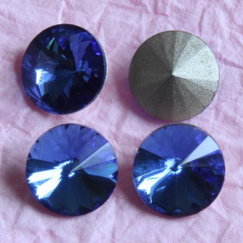 Távolkeleti kristály rivoli 16mm-es - égkék (Sapphire)