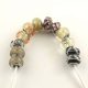 Kézi készítésű, Pandora stílusú üveg lámpagyöngy 13x8-14x10mm-es - 12db-os csomag