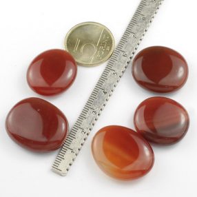 Karneol lencse marokkő 2-2,5cm /db