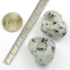 Szezámjáspis szív marokkő 3cm /db