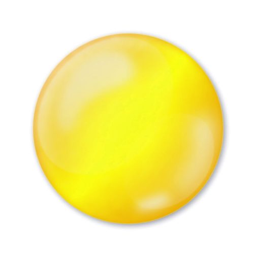 Pentart 3D Dekortoll - átlátszó citrinsárga 30ml