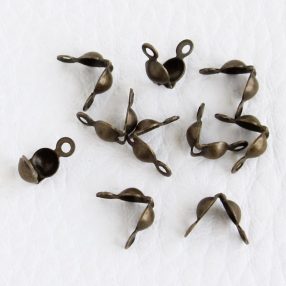 Fém csomófogó - antik bronz színű