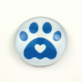   Mintás üveglencse / kaboson (0201) - tappancs mancs - választható méretben