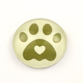   Mintás üveglencse / kaboson (0203) - tappancs mancs - választható méretben