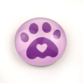   Mintás üveglencse / kaboson (0206) - tappancs mancs - választható méretben