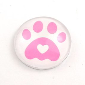   Mintás üveglencse / kaboson (0207) - tappancs mancs - választható méretben