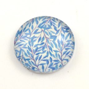   Mintás üveglencse / kaboson (3701) - indás - választható méretben