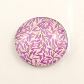   Mintás üveglencse / kaboson (3702) - indás - választható méretben