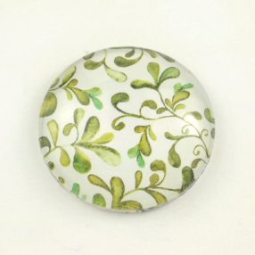   Mintás üveglencse / kaboson (3706) - indás - választható méretben