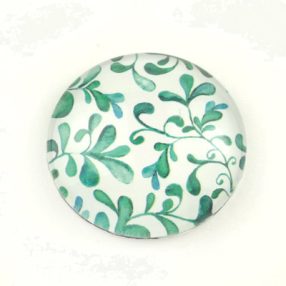   Mintás üveglencse / kaboson (3707) - indás - választható méretben