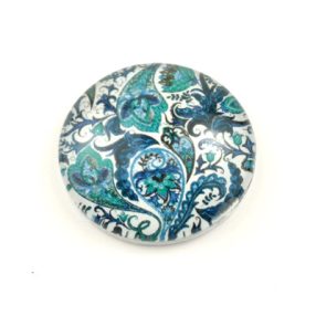   Mintás üveglencse / kaboson (4005) - perzsa mintás - választható méretben