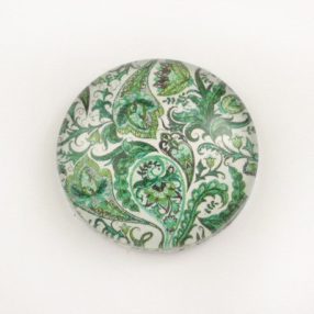   Mintás üveglencse / kaboson (4007) - perzsa mintás - választható méretben