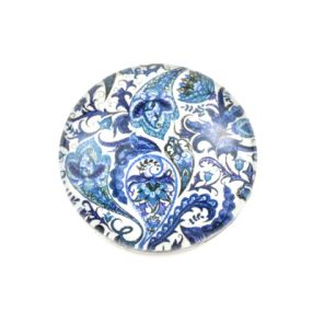   Mintás üveglencse / kaboson (4008) - perzsa mintás - választható méretben