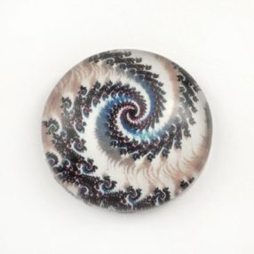   Mintás üveglencse / kaboson (4500) - fraktál - választható méretben