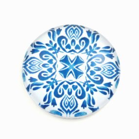   Mintás üveglencse / kaboson (5400) - csempe mintás - választható méretben