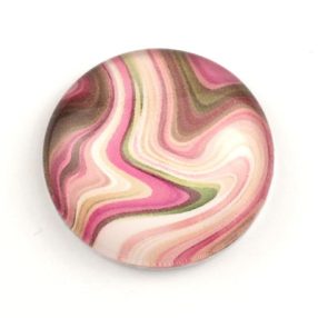   Mintás üveglencse / kaboson (5510) - achát mintás - választható méretben