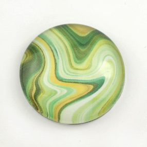   Mintás üveglencse / kaboson (5511) - achát mintás - választható méretben