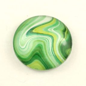   Mintás üveglencse / kaboson (5512) - achát mintás - választható méretben