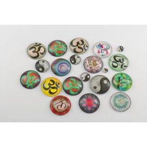   Mintás üveglencse / kaboson csomag (048) - kifutó termékek kedvezményes áron