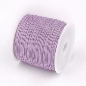   Nylon shamballa zsinór 0,8mm vastagságú - m01 (fáradt violalila) - kb. 45m
