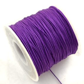   Nylon shamballa zsinór 0,8mm vastagságú - m09 (ibolyalila) /m
