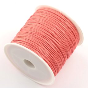   Nylon shamballa zsinór 0,8mm vastagságú - m28 (korall) - /m