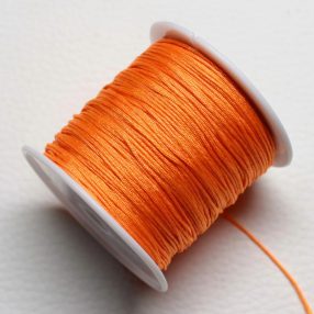   Nylon shamballa zsinór 0,8mm vastagságú - m31 (répasárga) /m