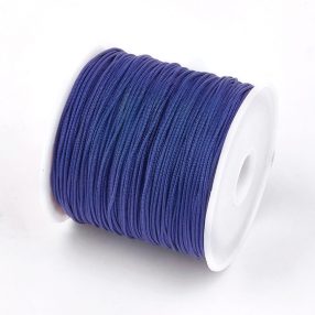 Nylon shamballa zsinór 0,8mm vastagságú - m82 (kék) /m