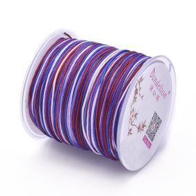   Nylon shamballa zsinór 1mm vastagságú - m94 (multikolor) - kb. 100m